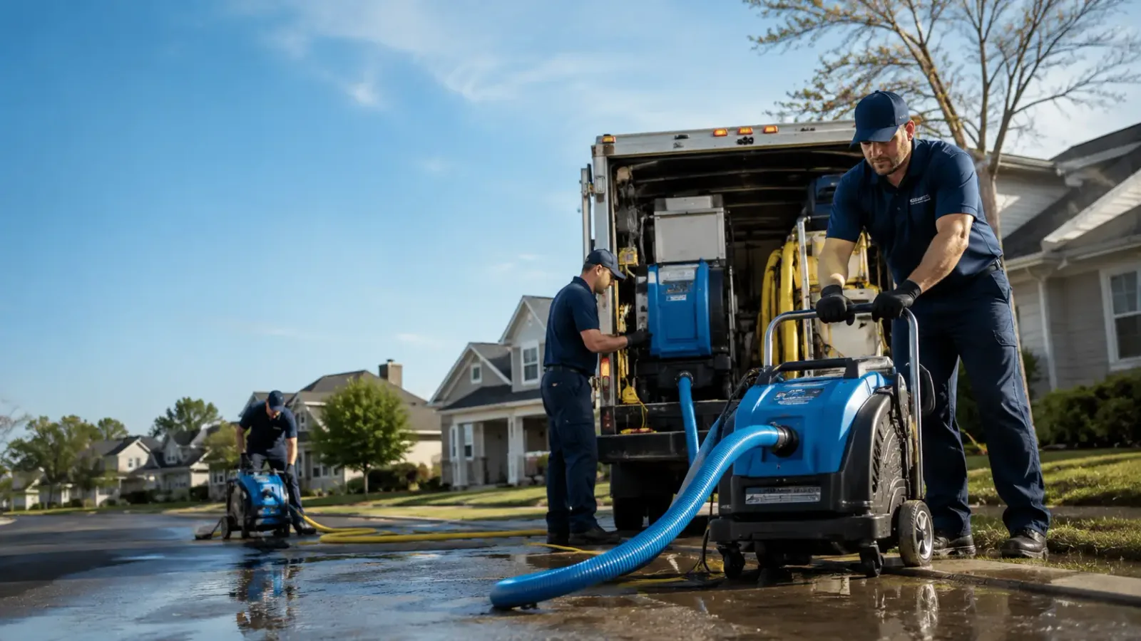 Flood Damage Cleanup in Chickasaw, OH